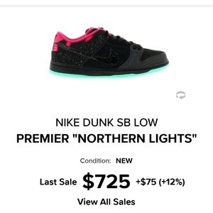 Sz 13 Dunk Low Northern Lights